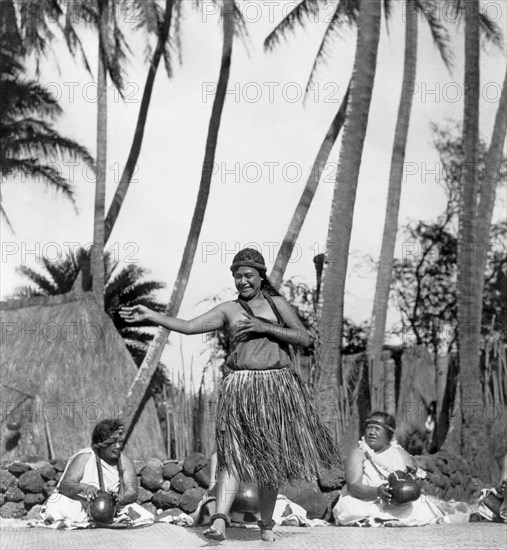 A Native Hawaiian Dancer