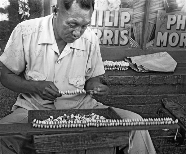 Making Puka Shell Necklaces