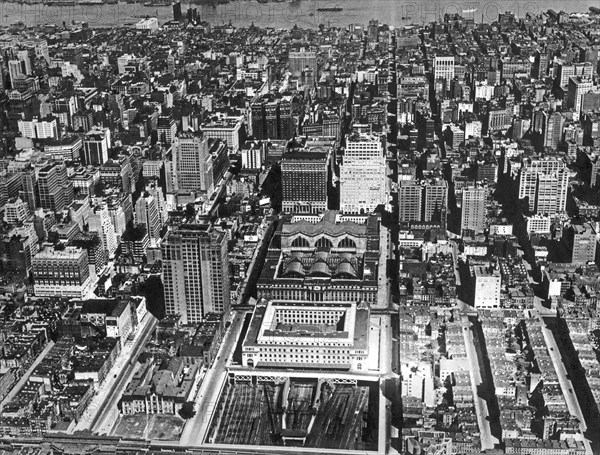 Aerial of Pennsylvania Station