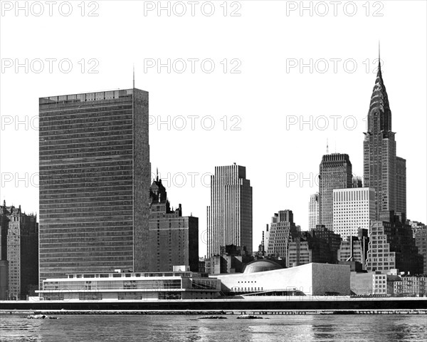 The UN And Chrysler Buildings