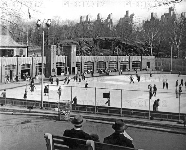 Skating Rink In Central Park