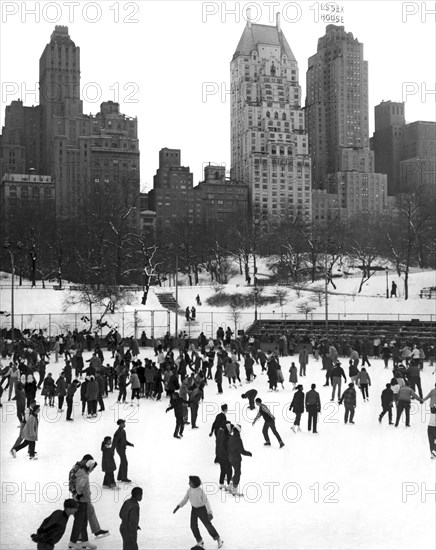 Ice Skating In Central Park