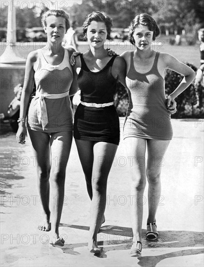 Army Bathing Suit Trio