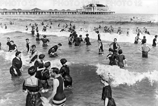 Bathers at Atlantic City Baech