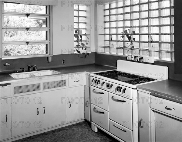 Kitchen In A Modern Home