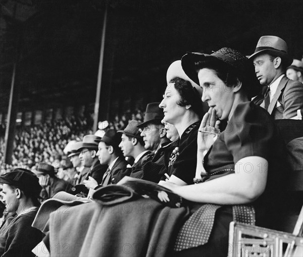 Baseball Fans At Polo Grounds