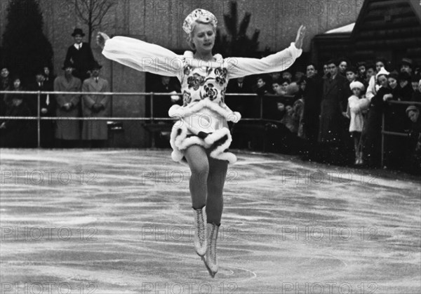 Figure Skater Melitta Brunner