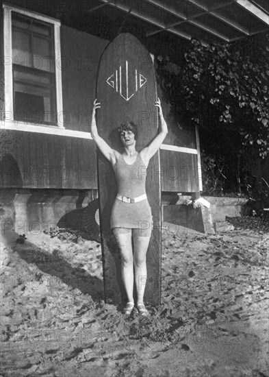 Hawaii Woman Surfer