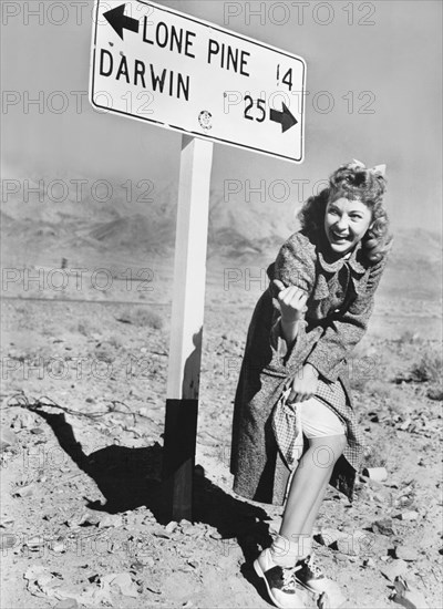 Woman HItchhiking