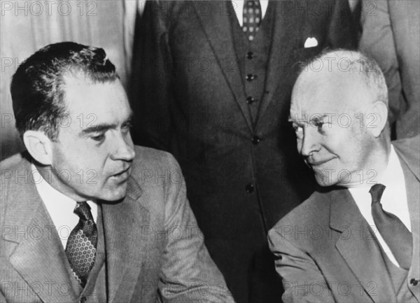 President Eisenhower And Nixon