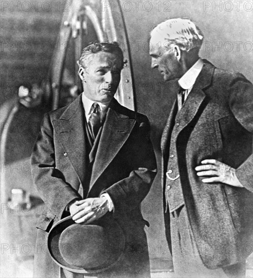 Charlie Chaplin and Henry Ford