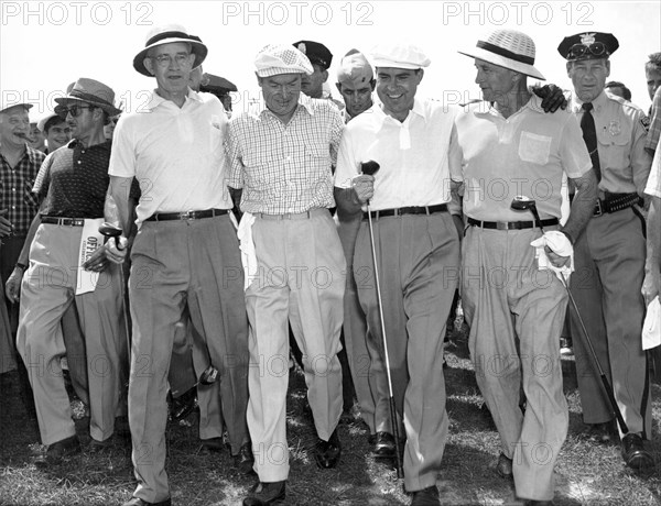 Richard Nixon Playing Golf