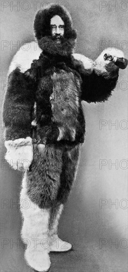 Robert E. Peary In Fur