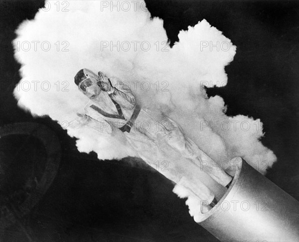 Girl Becomes Human Cannonball