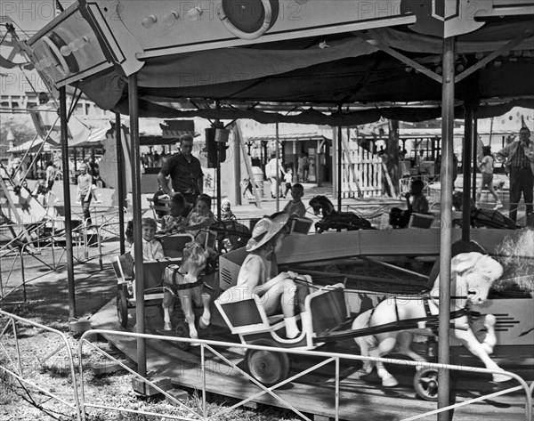 A Carousel At A Carnival