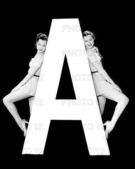 The Letter "A" And Two Women