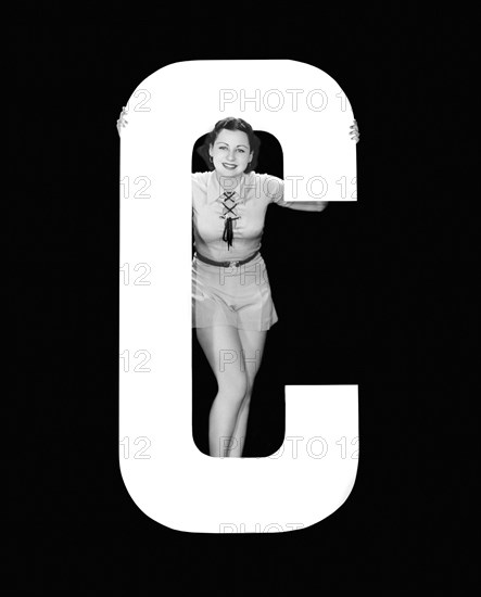 The Letter "C" And A Woman