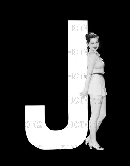 The Letter "J" And A Woman