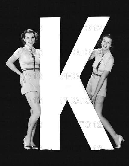 The Letter "K"  And Two Women
