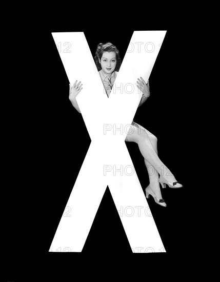 The Letter "X" And A Woman