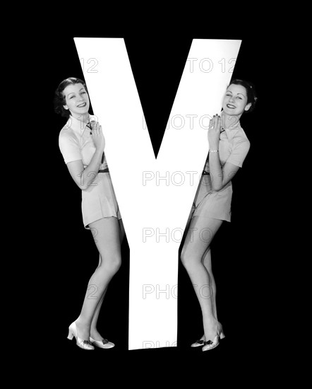 The Letter "Y" And Two Women