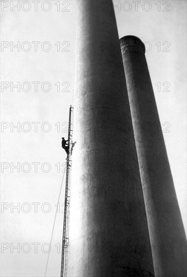 Steeplejack Ascends Tower