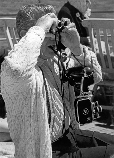 A Tourist With His Gear