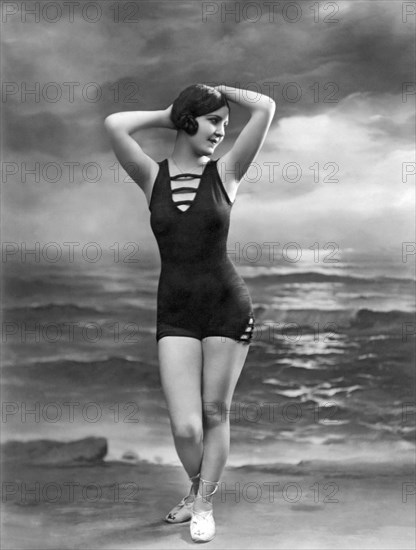 French Woman In A Bathing Suit