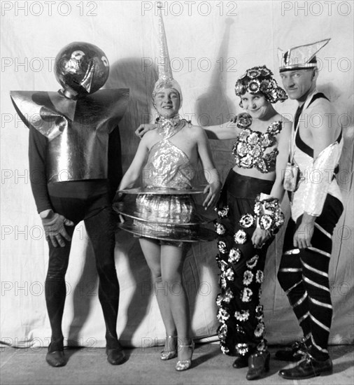 Detroit, Michigan:  February 2, 1930.
Members of the Scarab Club at the annual ball.