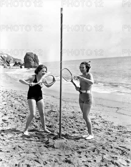 Tetherball On The Beach