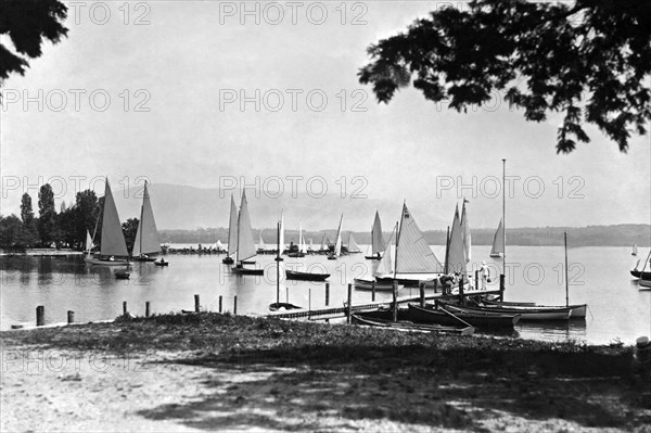 Yachts On Lake Geneva