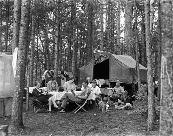 Camping In The Woods