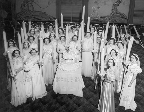 Society Girls At Birthday Ball