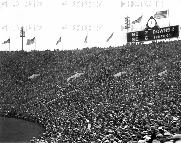 Notre Dame-USC Scoreboard