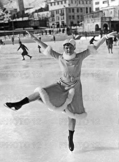 An Ice Dancer Shows Her Moves