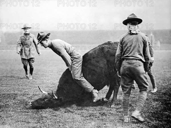 Army Cowpunchers In London