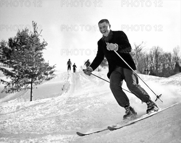 A Happy Skier In Vermont