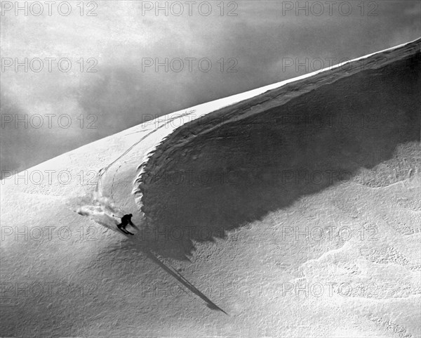 Skiing Under A Curl