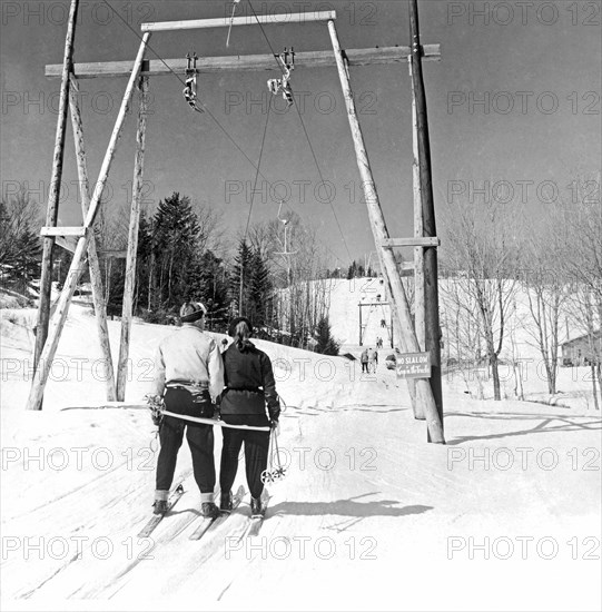 Lift At Larentian Mountains