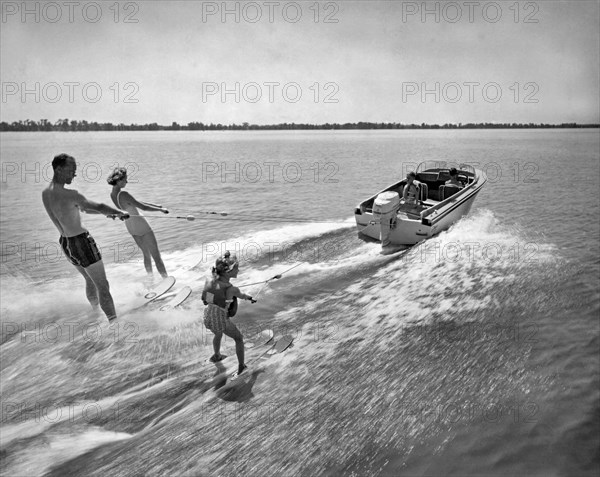 Water Skiing At Cypress Garden