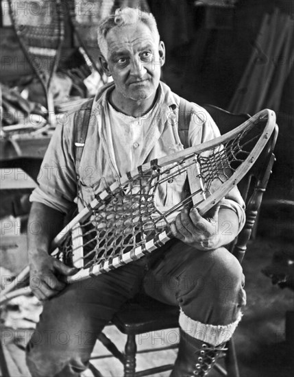 Maine Man Makes Snowshoes