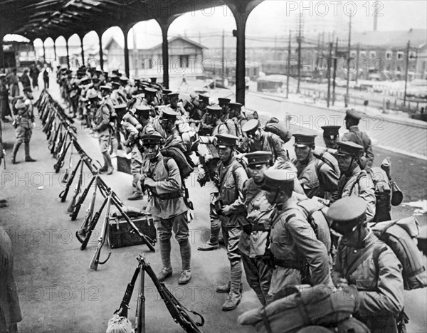 Japanese Troops In Manchuria