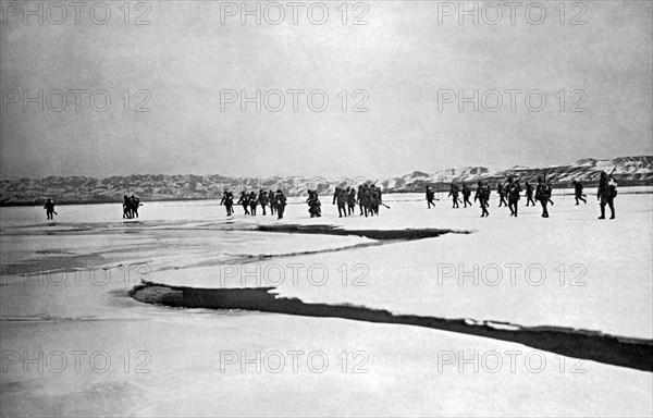 Japanese Troops In Pursuit