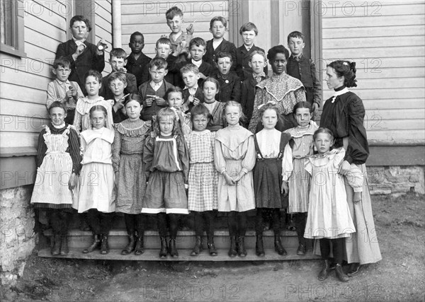 Portrait Of School Children