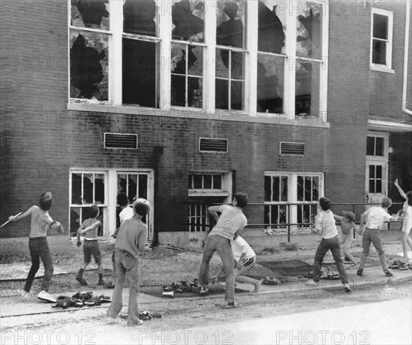 Children Breaking Windows