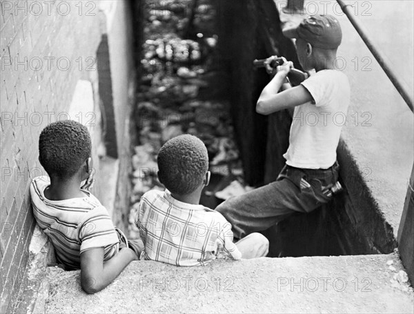 Boy Shooting Pellet Gun