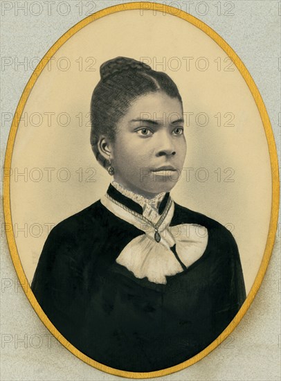 Hand Tinted Portrait Of A Girl