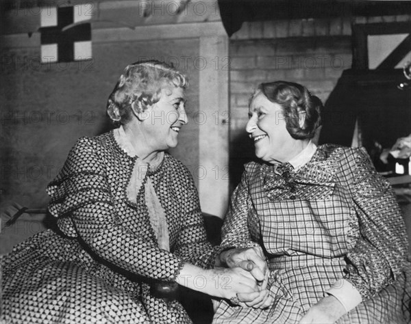 Two Happy Senior Women