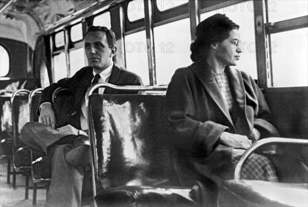 Rosa Parks On Bus