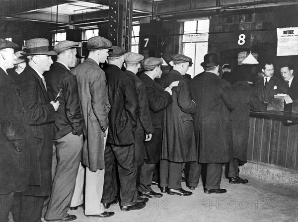 Unemployed Queue In London